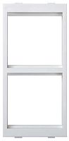 Адаптер вертикальный для механизмов Simon Connect Cima/K45 2-м. 4 мод. белый картинка